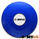 12" Vinyl blau transparent